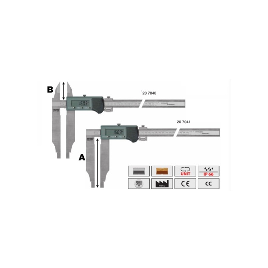 Штангенциркули Vogel для больших измерений водо-пыле защищенные с IP66