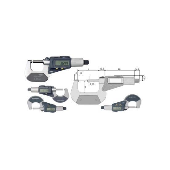Микрометры Vogel цифровые с ходом штока 0-30 мм